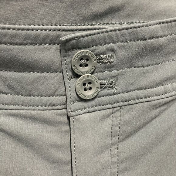 Eddie Bauer Sightscape Horizon Convertible Roll-Up Dark Green Hiking Pants 16 - Picture 4 of 9